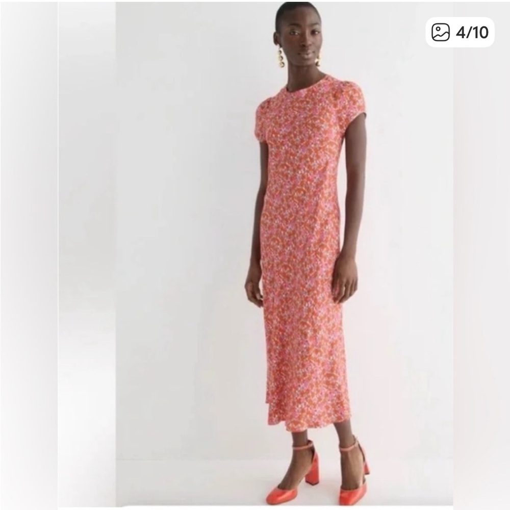 J. Crew Red Floral Maxi Dress - Picture 7 of 7